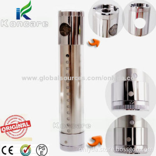 Dual-heating Coils Huge Vapor Electronic Cigarette Atomizers, Colorful Light, 1,300mAh Battery